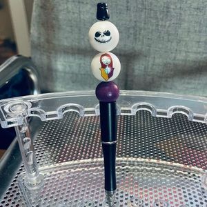 Jack & sally nightmare before Christmas bead ink pen collectors
